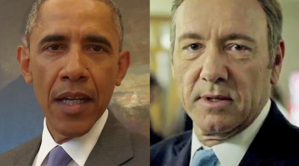 President Barack Obama, Kevin Spacey, House of Cards