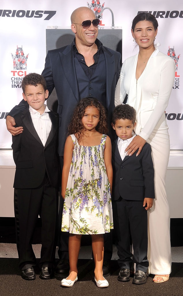 Vin Diesel, Paloma Jimenez, Family