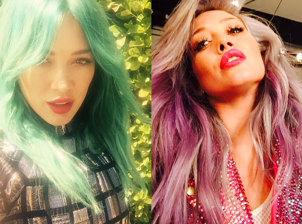 10. Hilary Duff's Blue Hair Is the Perfect Pop of Color for Any Look - wide 8