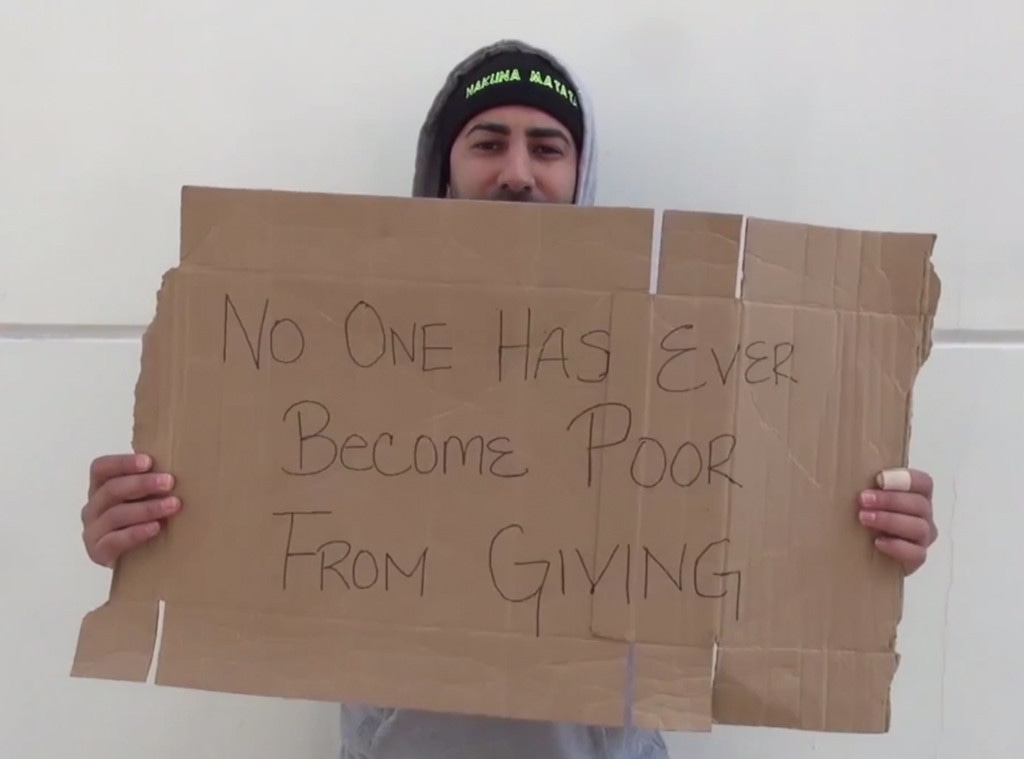 Homeless Social Experiment, YouTube