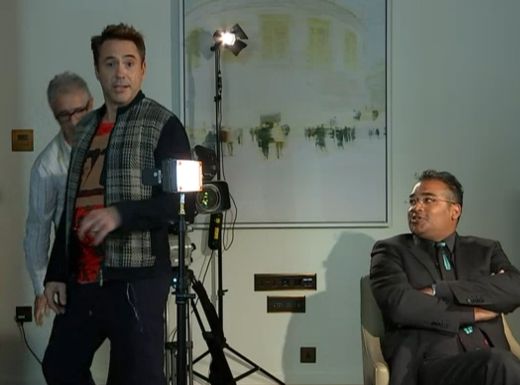 Robert Downey Jr, Walks out of Interview