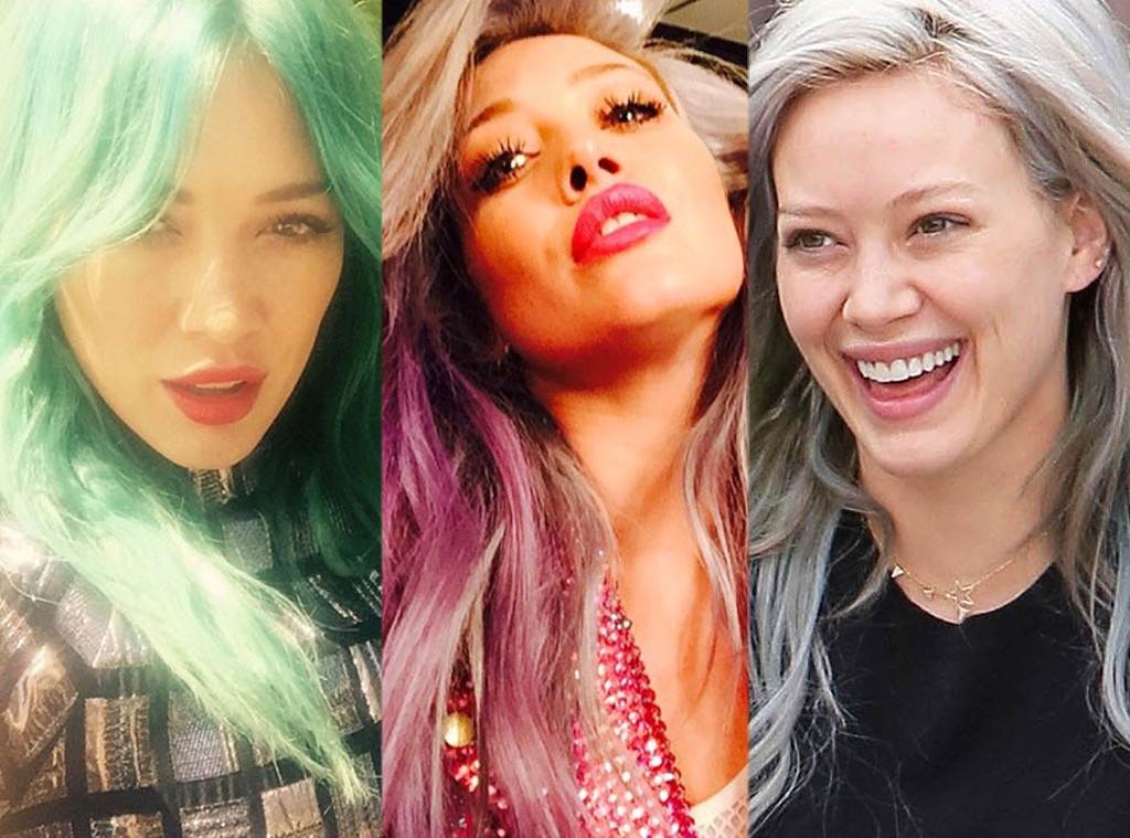 Hilary Duff, Hair Color