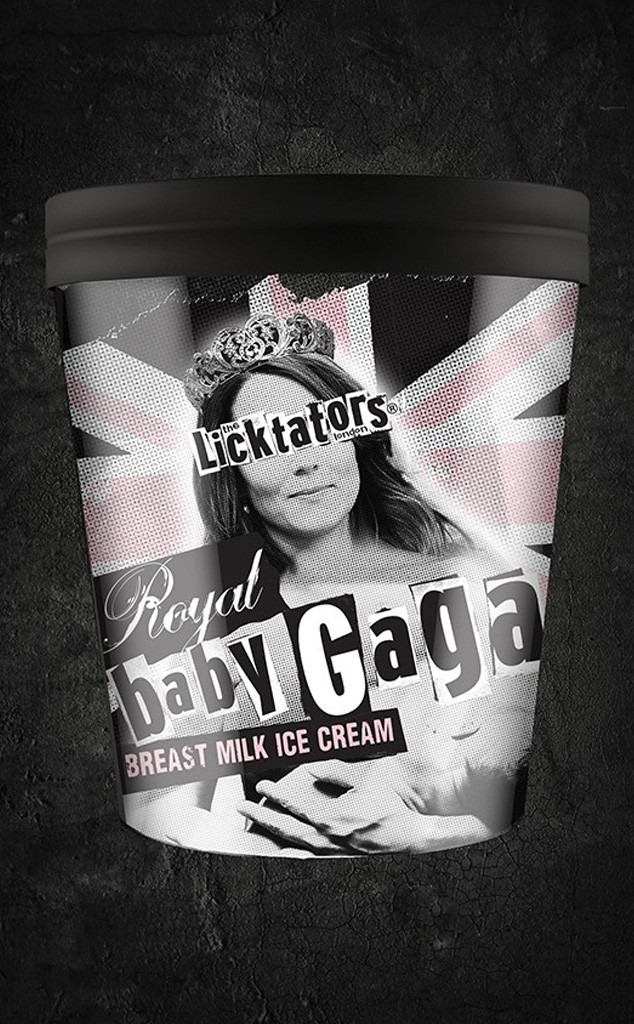 ''Royal Baby Gaga'' Breast Milk Ice Cream Relaunches E! News France