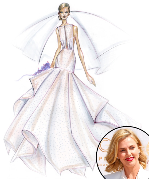 Exclusive! Designers Sketch Wedding Gowns for Lady Gaga & More Exclusive! Designers Sketch Wedding Gowns for Lady Gaga & More