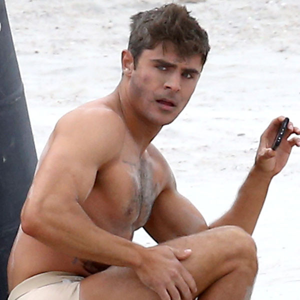 Shirtless Zac Efron Stranded In His Undies See Pics E Online