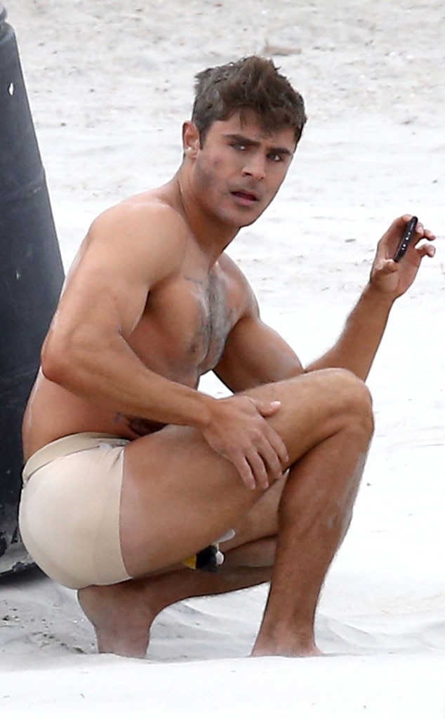 Shirtless Zac Efron Stranded in His Undies See Pics!