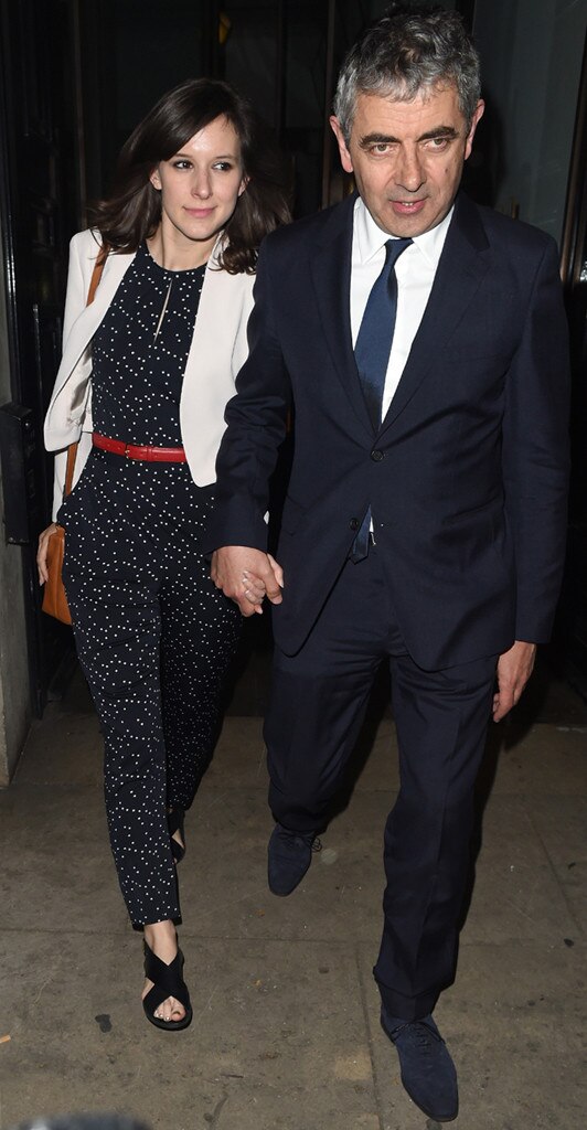 Rowan Atkinson, 60, Steps Out With 32YearOld Girlfriend Louise Ford
