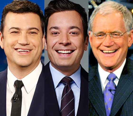 Jimmy Fallon, Jimmy Kimmel, David Letterman
