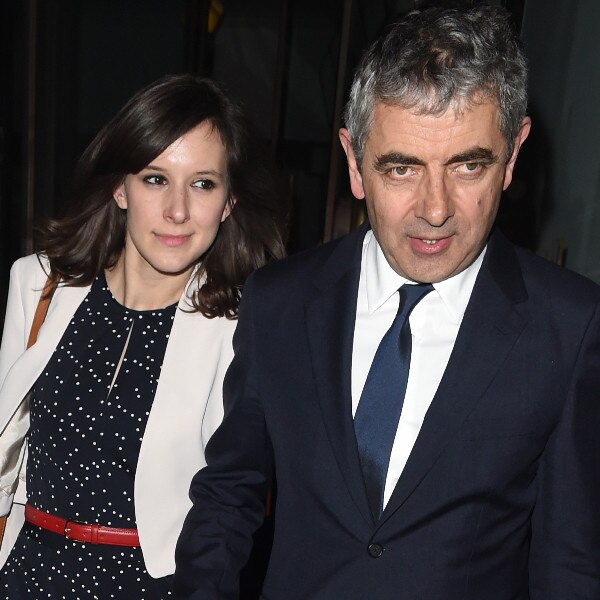 Rowan Atkinson 60 Steps Out With 32 Year Old Girlfriend