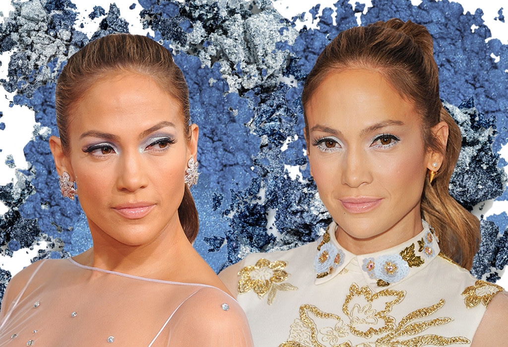 Jennifer Lopez, Blue Eyeshadow