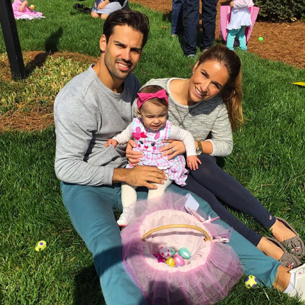 Jessie James Decker and Baby Vivianne Have the Best Easter Bunny Visit