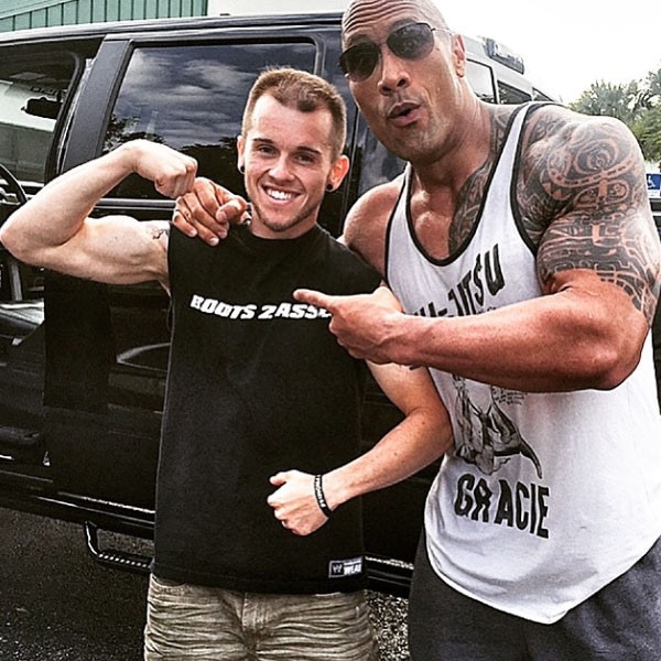 Dwayne Johnson, Nick Miller, Fan, Instagram