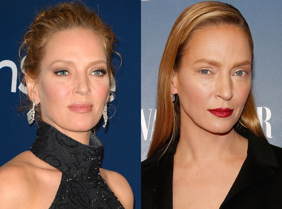 Uma Thurman from Celebs Who Deny Getting Plastic Surgery