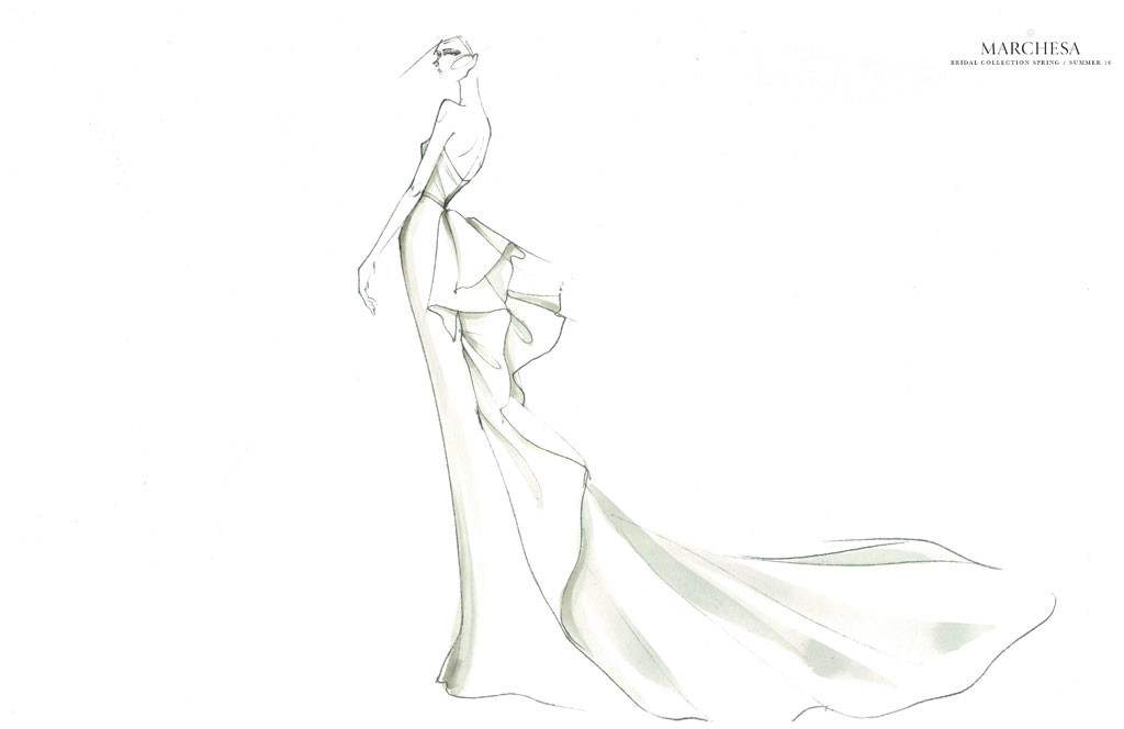 fashion nova cocktail black dresses Custom Wedding Dress llustration from Photo main image 1