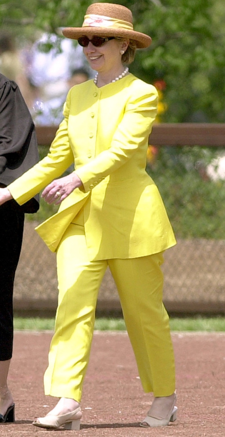 Hillary Clinton, Pantsuit, 2001