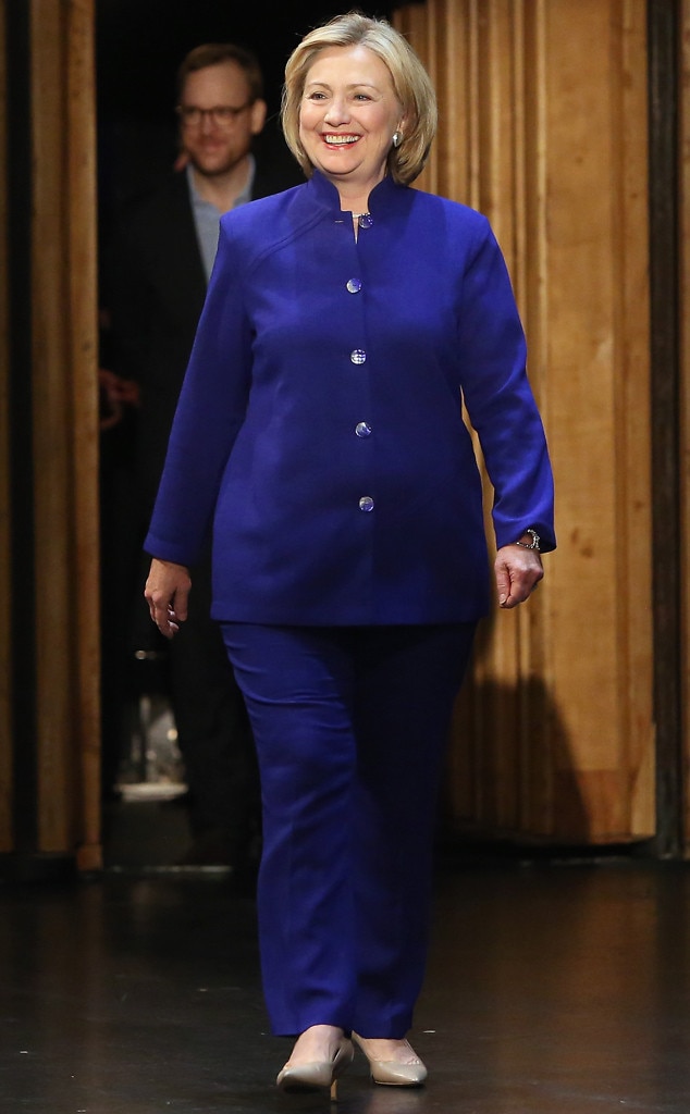 Indigo Envy from Hillary Clinton's Colorful Pantsuits | E! News