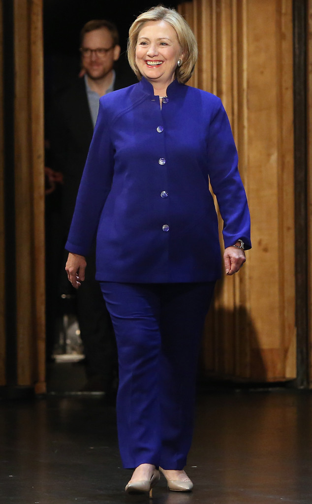 Photos from Hillary Clinton's Colorful Pantsuits