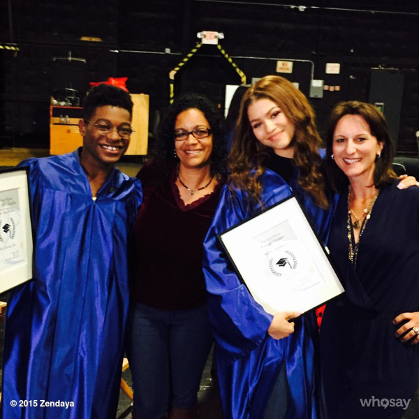 Zendaya Celebrates High School Graduation With a Special Dancer