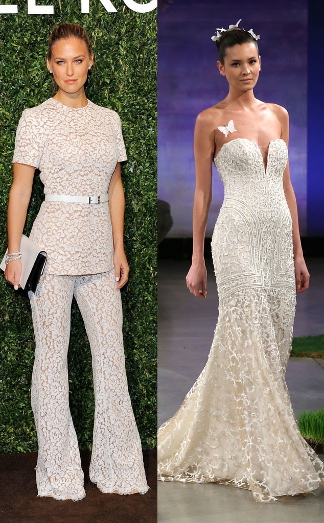 Bar Refaeli From Celeb Wedding Dress Predictions E News