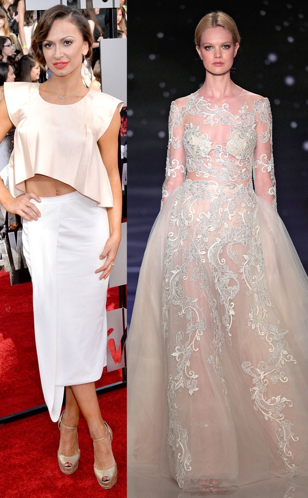 Bar Refaeli From Celeb Wedding Dress Predictions E News