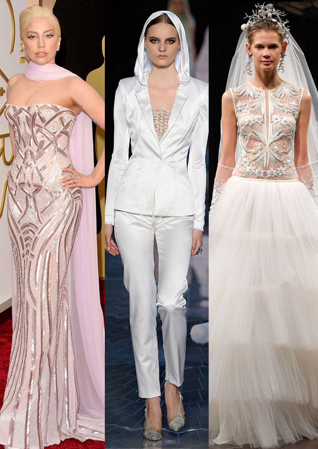 Lady Gaga From Celeb Wedding Dress Predictions E News France