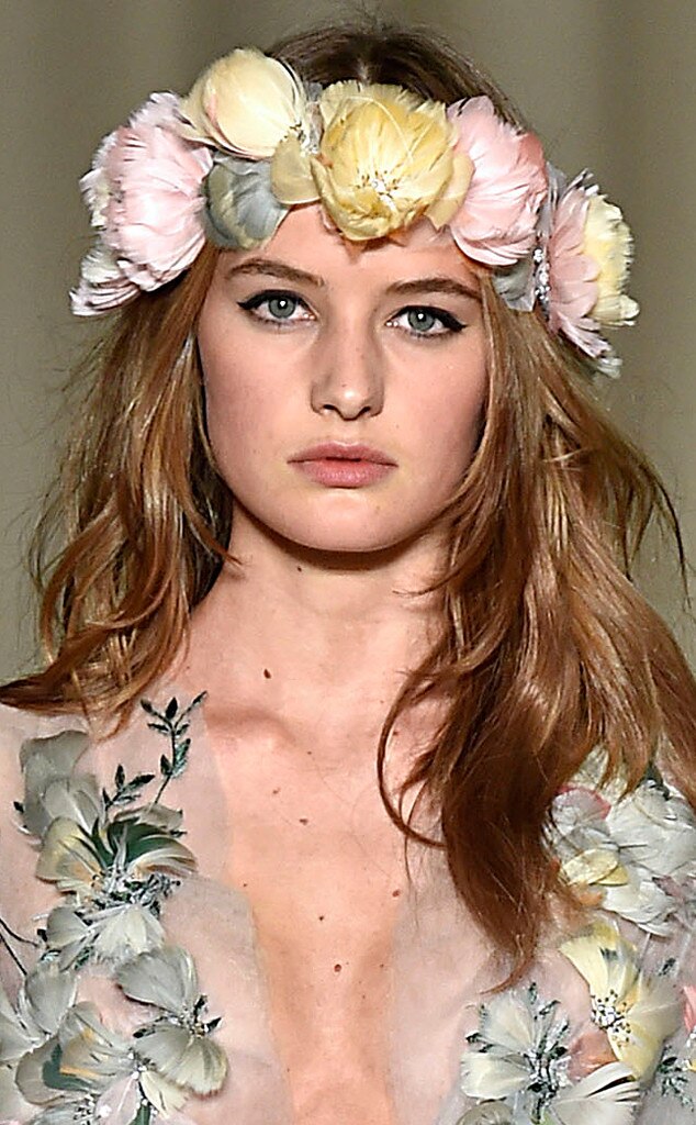 Marchesa from Prettiest Floral Hairstyles Ever to Hit the Runway | E! News
