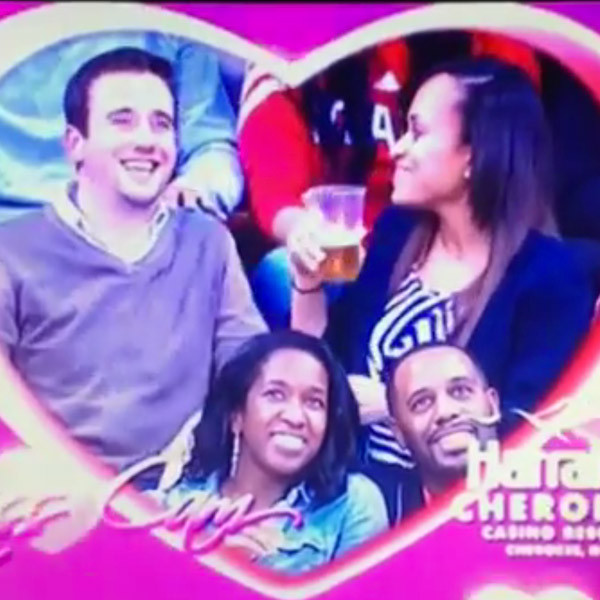 Watch This Kiss Cam Moment Go Horribly Wrong - E! Online - UK