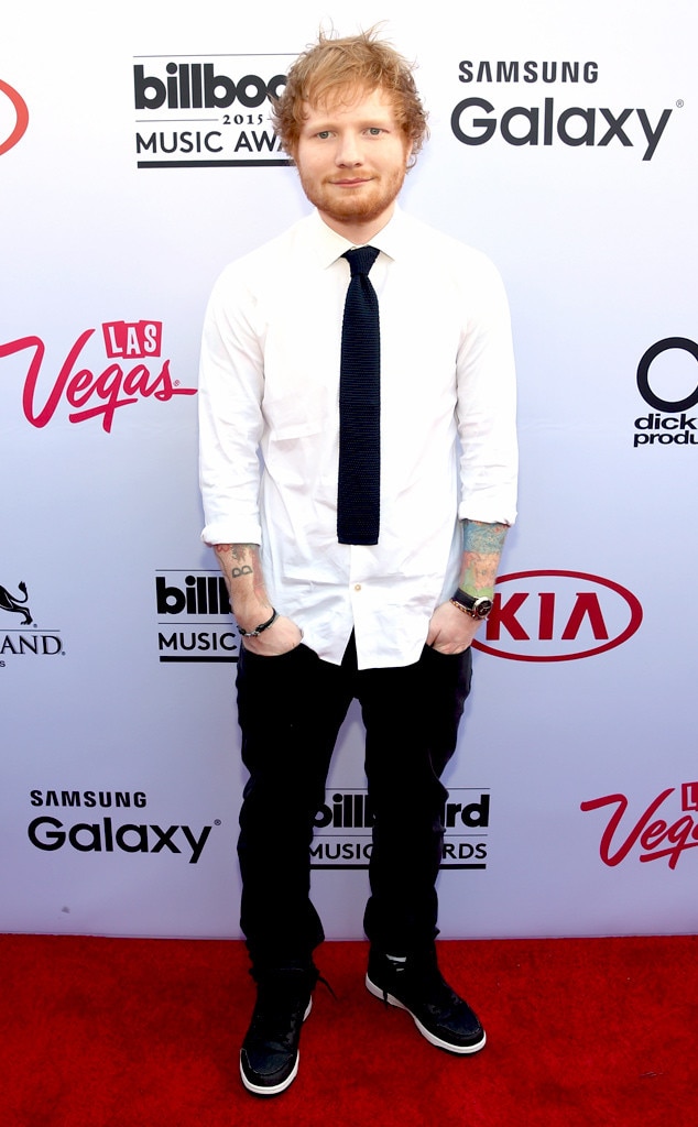 Ed Sheeran from 2015 Billboard Music Awards Red Carpet ...