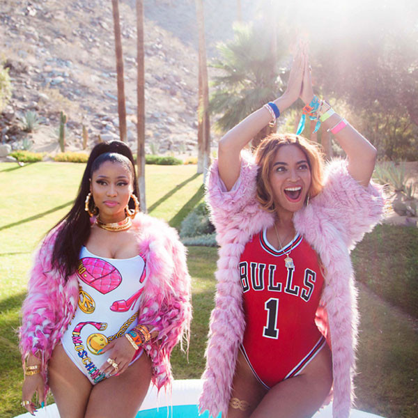 What Beyoncé & Nicki Minaj Are Wearing in Feeling Myself