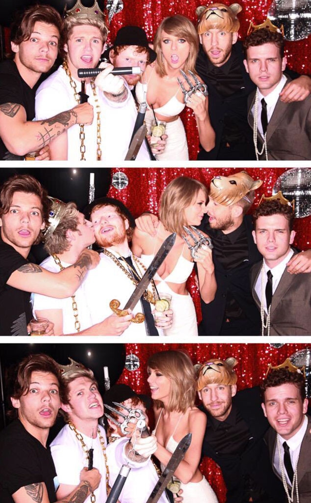 Taylor Swift Parties With One DirectionBut Harry Styles Is M.I.A.