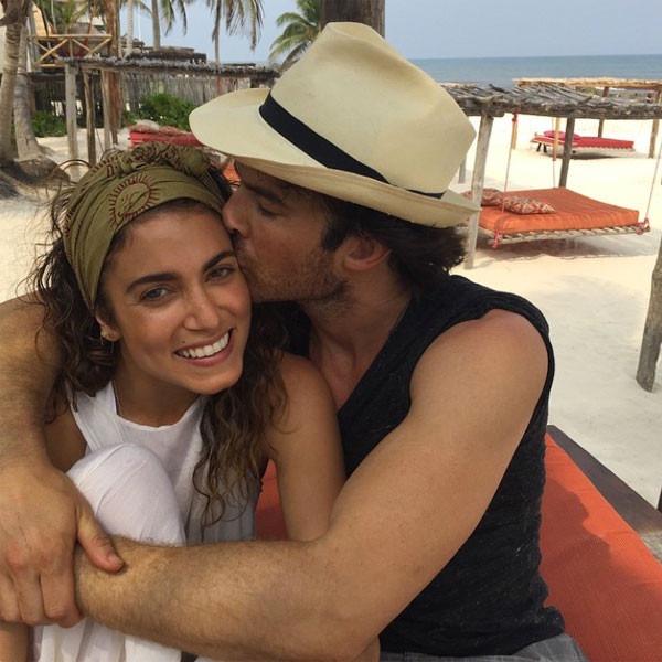 Newlyweds Ian Somerhalder and Nikki Reed Enjoy the Best PDA-Filled