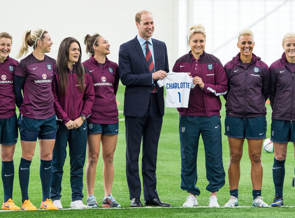 Prince William, Duke of Cambridge, England Womens Football Team
