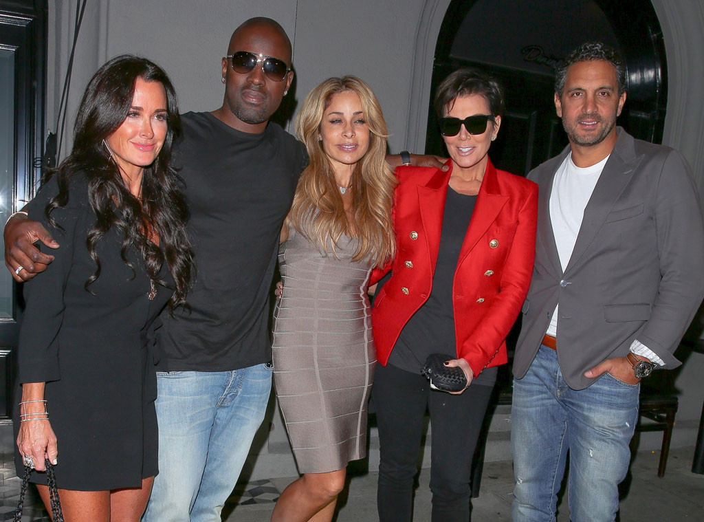 Kyle Richards, Faye Resnick, Corey Gamble, Kris Jenner & Mauricio