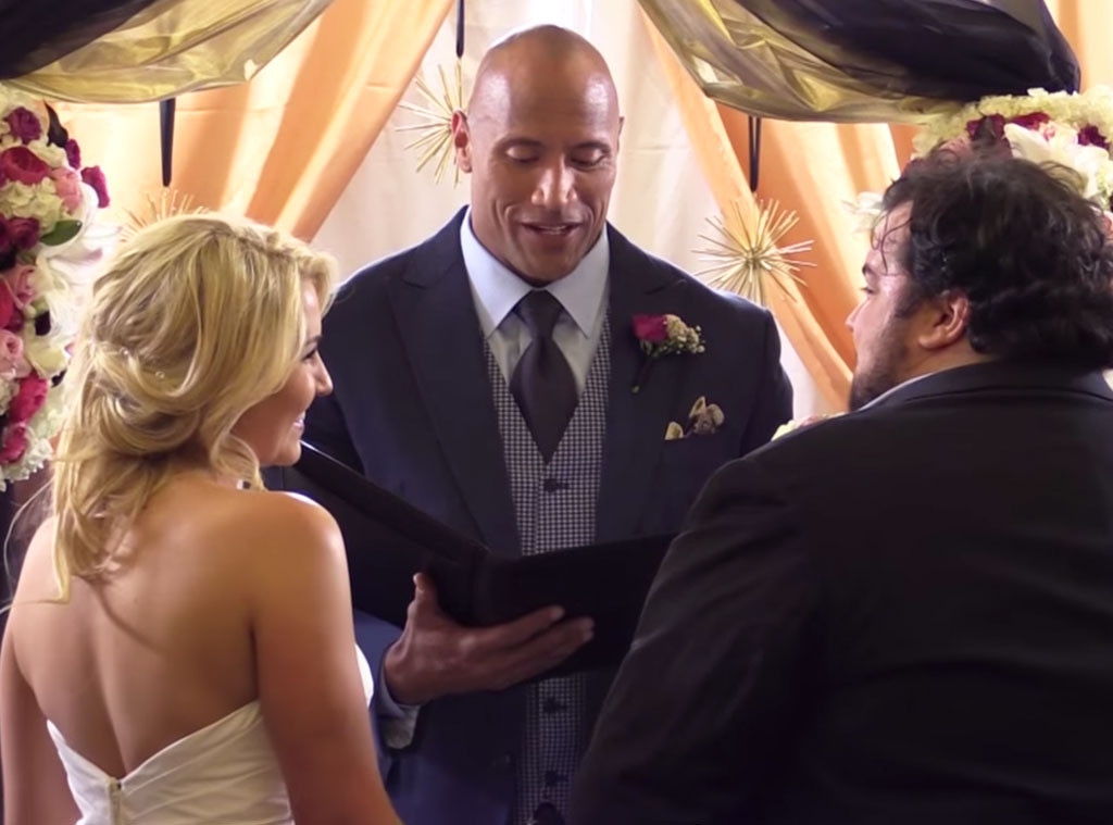 Dwayne Johnson, The Rock, Surprise Wedding