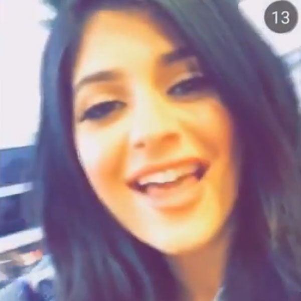 Kylie Jenner Sings (or Lip Syncs?) in Snapchat Video!