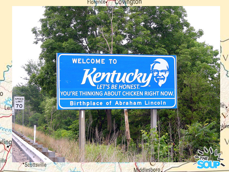 Kentucky from Honest State Signs | E! News