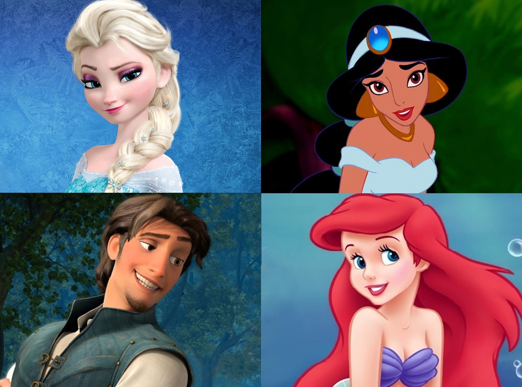 Disney Voices, Elsa, Jasmin, Flynn, Ariel