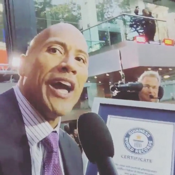 Dwayne Johnson, Instagram