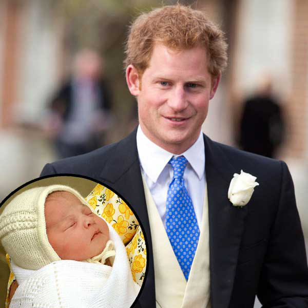 Prince Harry Finally Meets Princess Charlotte, His Baby ...