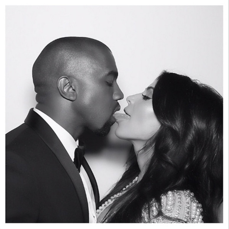 Kim Kardashian, Kanye West, Instagram