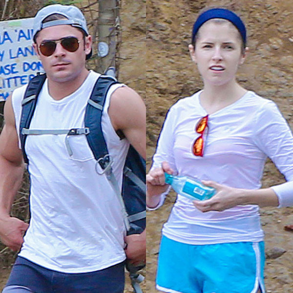 Insanely Ripped Zac Efron Hikes With Anna Kendrick