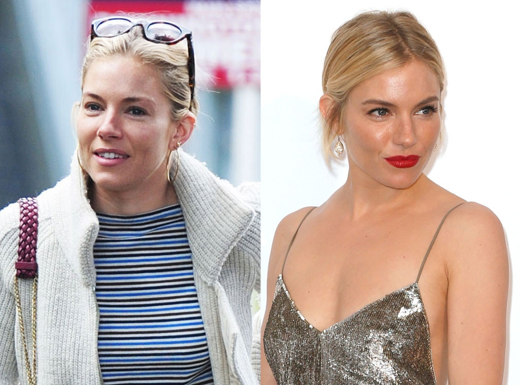 sienna miller without makeup