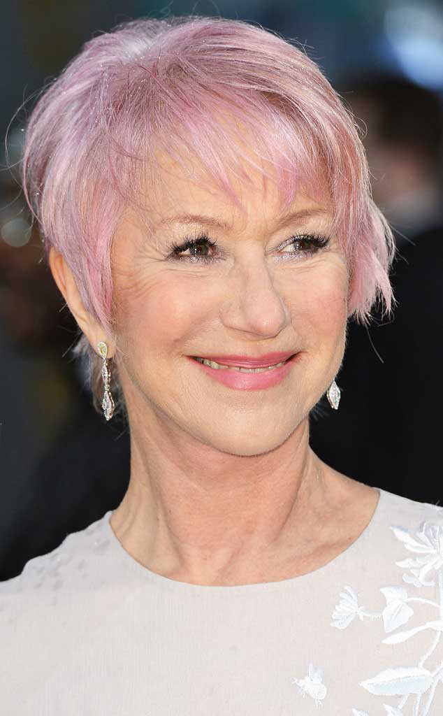 Helen Mirren from Stars With Pink Hair | E! News