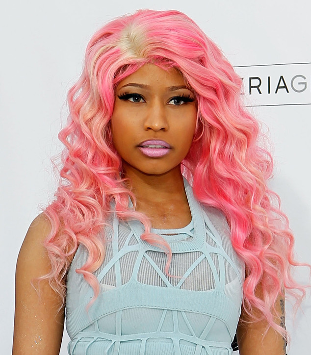 1. Nicki Minaj's iconic blue and pink hair - wide 7