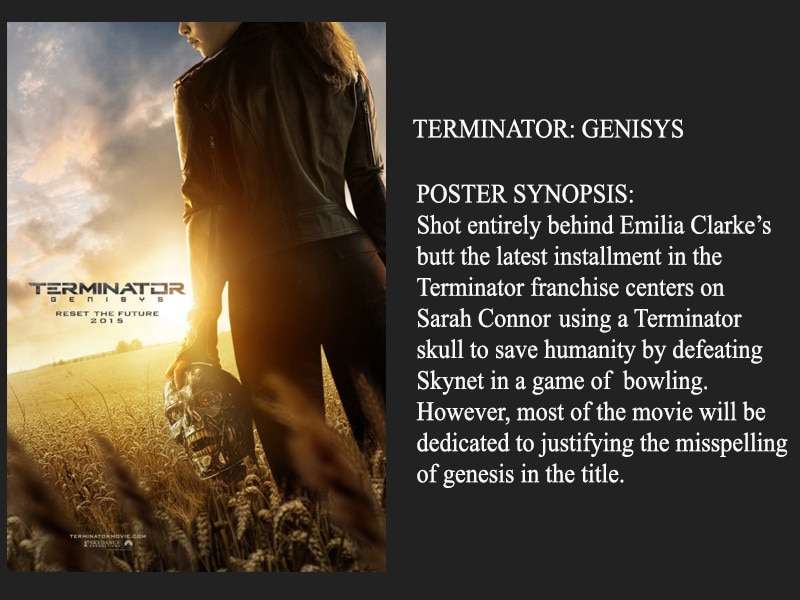 Terminator: Genisys from Movie Plot Synopsis Based ...