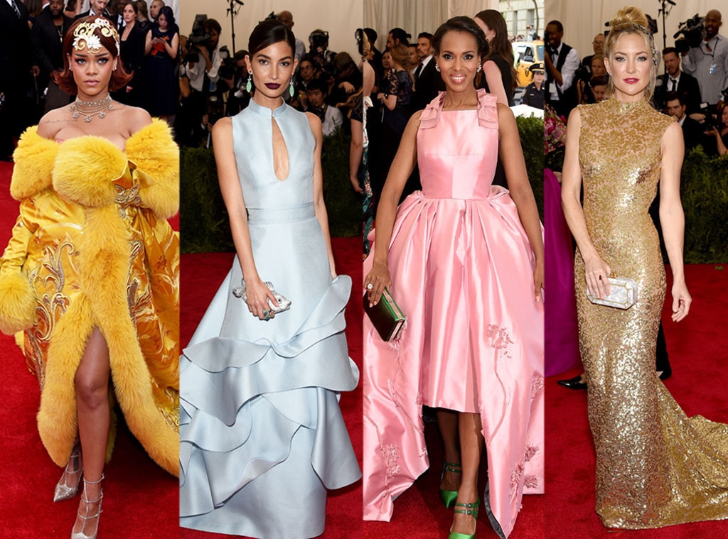Kate Hudson, Lily Aldridge, Kerry Washington, Rihanna, Best Dressed, Met Gala 2015