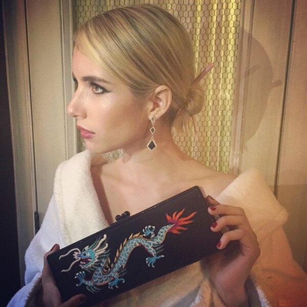 Emma Roberts from Met Gala 2015 Instagrams & Twitpics E! News