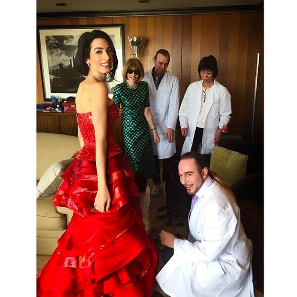 Amal Clooney from Met Gala 2015 Instagrams & Twitpics E! News