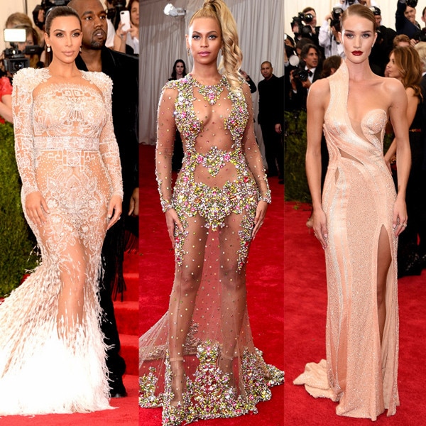 met gala naked dress