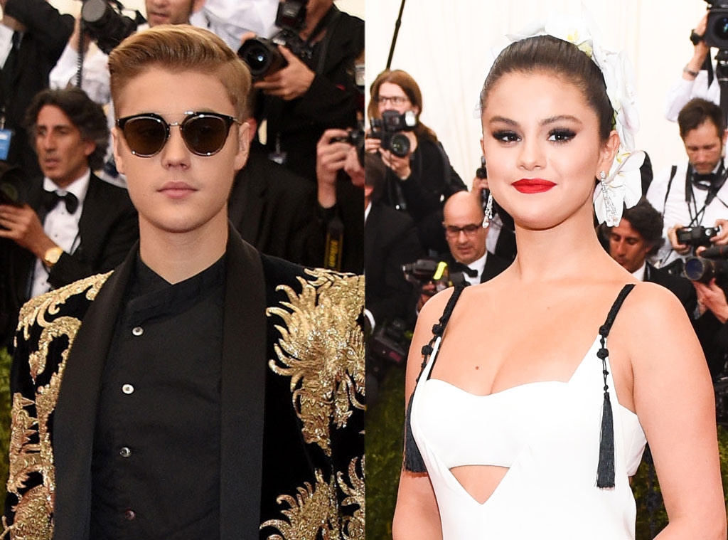 Justin Bieber, Selena Gomez, Met Gala 2015